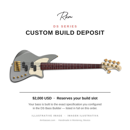 RKM DS Series Custom Build Deposit — illustrative image of a DS Series bass